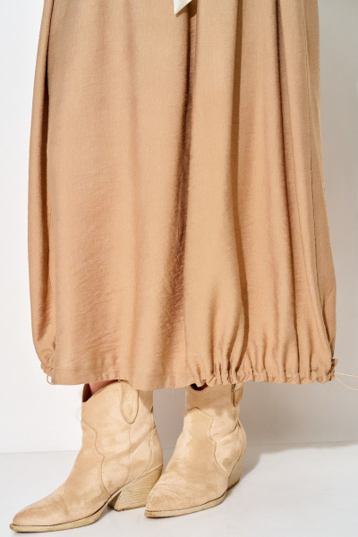 Блуза, юбка Laikony L-934 жемчужный+миндаль - фото 5