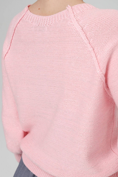 Джемпер Romgil РВ0370-ХМ2 розовый,серебро - фото 3