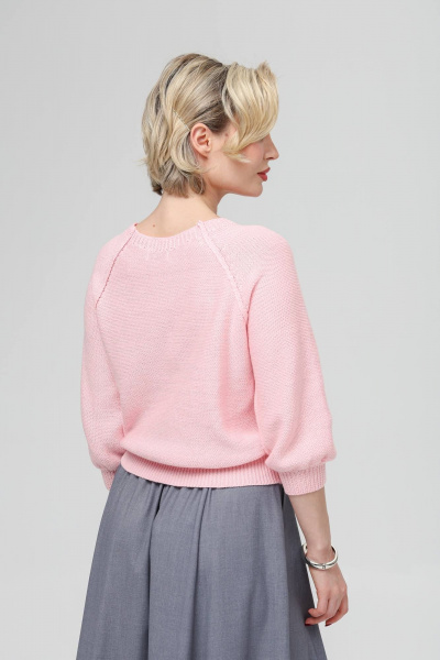 Джемпер Romgil РВ0370-ХМ2 розовый,серебро - фото 2