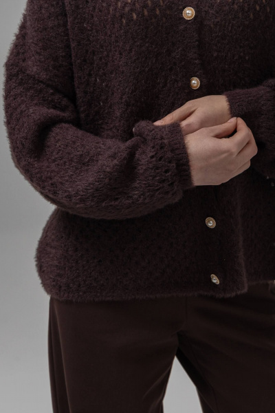 Жакет Romgil РВ0401-ПА4 серо-фиолетовый - фото 3