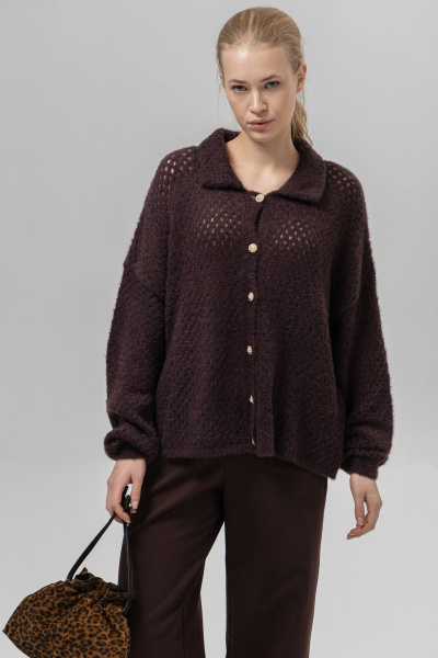 Жакет Romgil РВ0401-ПА4 серо-фиолетовый - фото 1