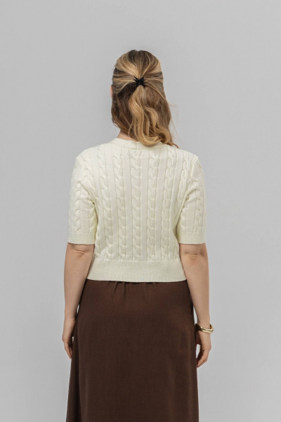 Джемпер Romgil РВ0403-ХЛ4 светло-бежевый - фото 2