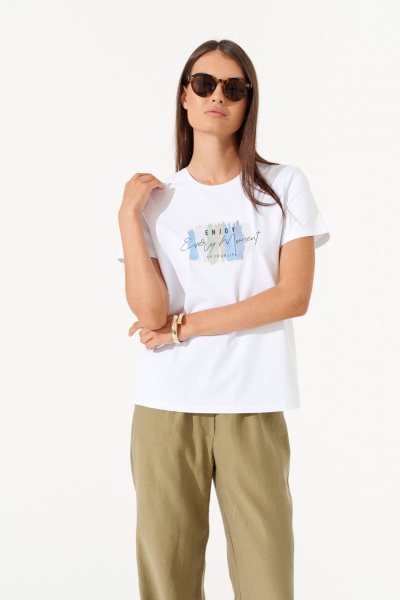 Майка Romgil РП0125-ХЛ4 белый - фото 5