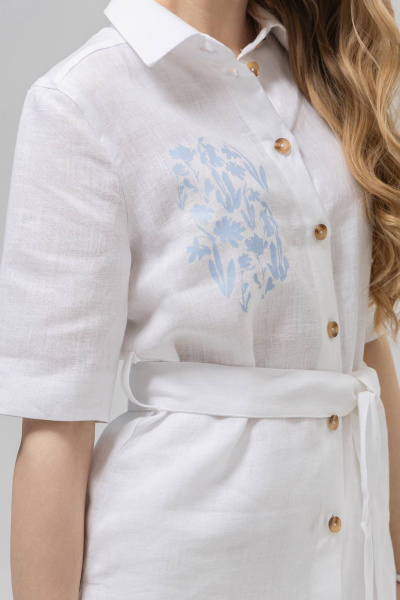 Блуза Romgil РТ0188-ЛЕ4 белый - фото 5