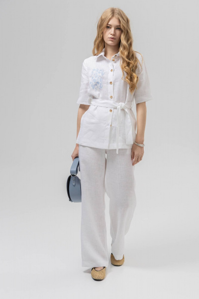 Блуза Romgil РТ0188-ЛЕ4 белый - фото 1