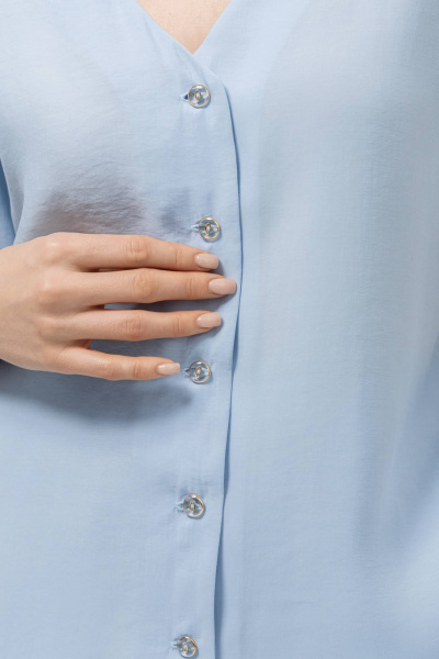 Блуза Romgil РТ0133-ВИ4 голубой_ - фото 3