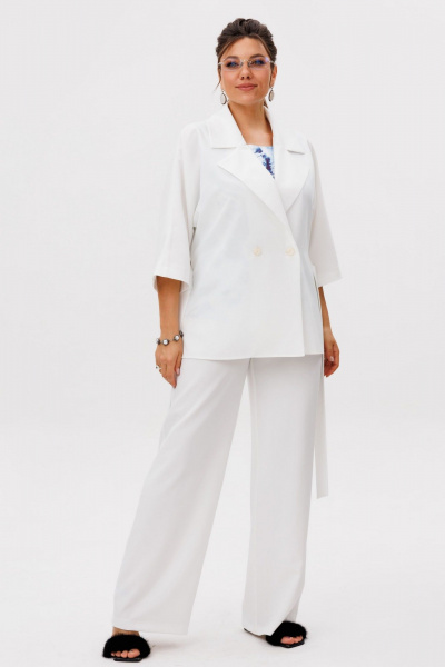 Брюки, жакет, топ Anelli 1672 облачное небо - фото 8