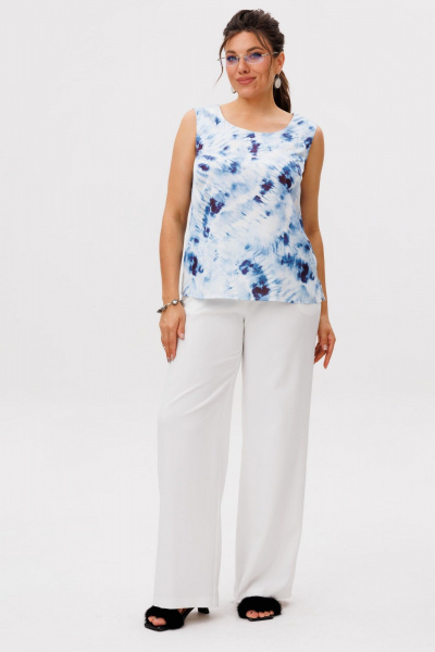 Брюки, жакет, топ Anelli 1672 облачное небо - фото 6