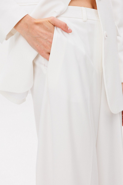 Брюки ERTANNO 1013 молочный - фото 2