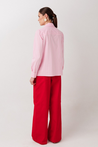 Рубашка, галстук ERTANNO 1018 розовый - фото 7