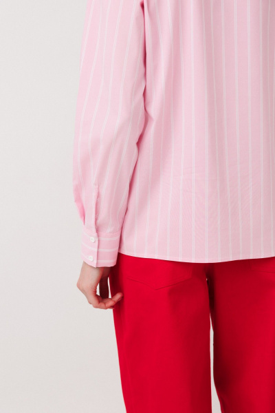 Рубашка, галстук ERTANNO 1018 розовый - фото 5