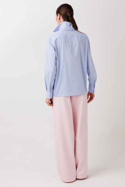 Рубашка, галстук ERTANNO 1019 голубой - фото 2