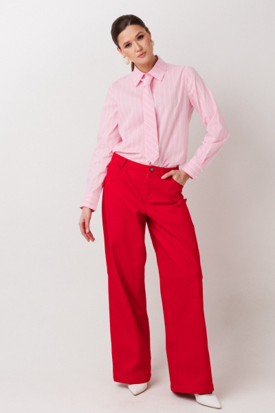 Брюки ERTANNO 1020 красный - фото 8