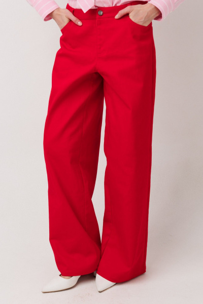Брюки ERTANNO 1020 красный - фото 4