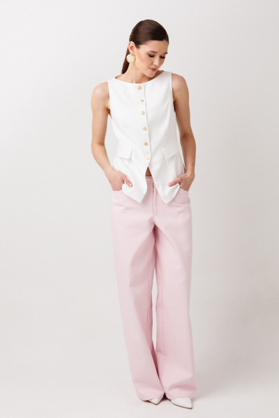 Брюки ERTANNO 1021 розовый - фото 8