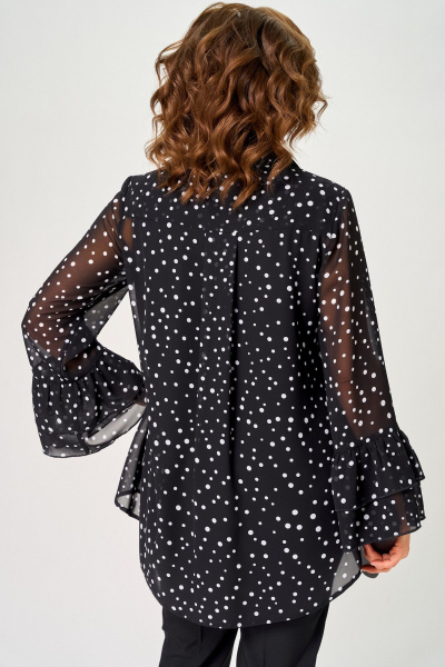 Блуза EVA GRANT 7221С мелкий_горох - фото 3