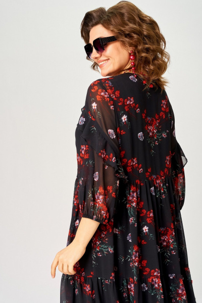 Платье EVA GRANT 7281А  цветочный_принт - фото 10