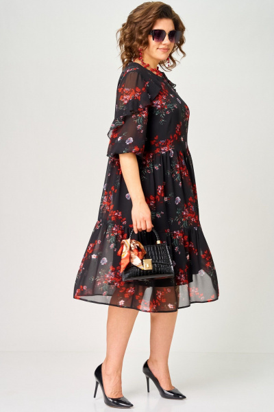 Платье EVA GRANT 7281А  цветочный_принт - фото 7
