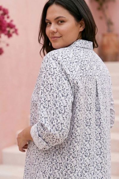 Рубашка Lissana 5037 серые_узоры - фото 8