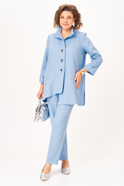 Брюки, туника Vilena 1110 голубой - фото 16