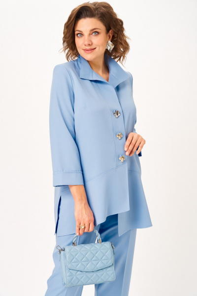 Брюки, туника Vilena 1110 голубой - фото 9
