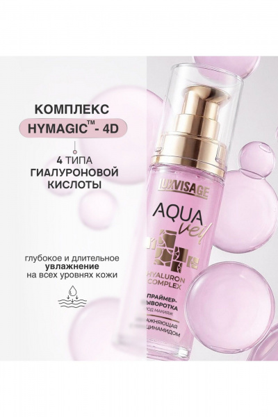  LUXVISAGE AQUA veil HYALURON COMPLEX с ниацинамидом - фото 3