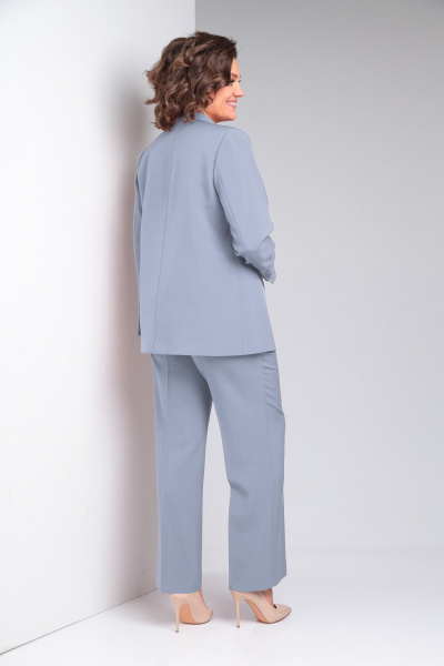 Брюки, жакет, жилет Vilena 1119 светлый_джинс - фото 4