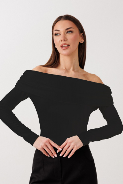 Джемпер V&N Fashion 1117 черный - фото 2