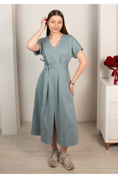 Платье Купалинка 683704.158-164 ментоловый - фото 1