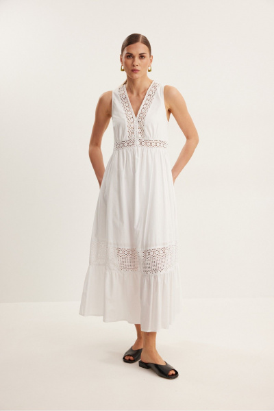 Платье DAVA 1149 белый - фото 1