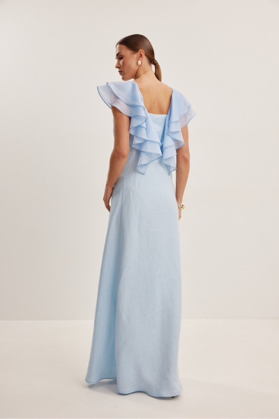 Платье DAVA 1218 голубой - фото 7