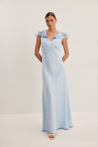 Платье DAVA 1218 голубой - фото 1