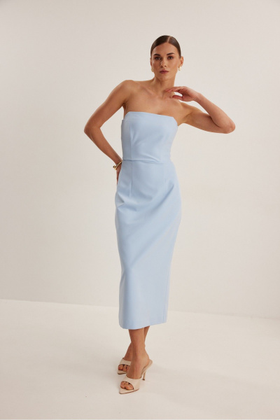 Платье DAVA 1221 голубой - фото 4