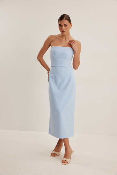 Платье DAVA 1221 голубой - фото 3