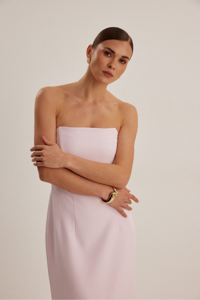 Платье DAVA 1221 розовый - фото 4