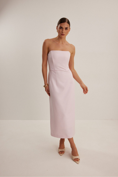 Платье DAVA 1221 розовый - фото 2