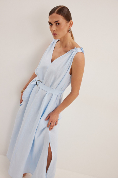 Платье DAVA 1223 голубой - фото 6