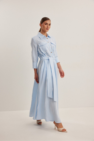 Платье DAVA 1224 голубой - фото 5