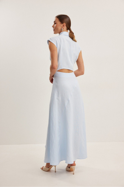 Платье DAVA 1225 голубой - фото 6