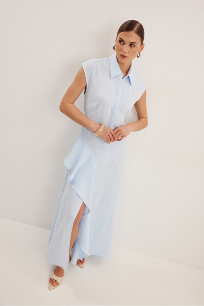 Платье DAVA 1225 голубой - фото 3