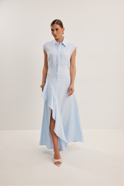 Платье DAVA 1225 голубой - фото 2