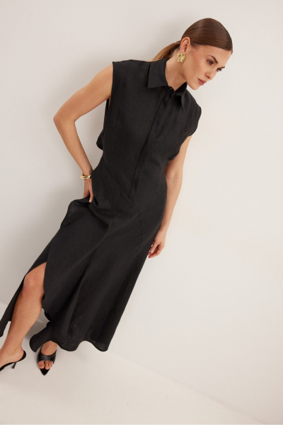 Платье DAVA 1225 черный - фото 5