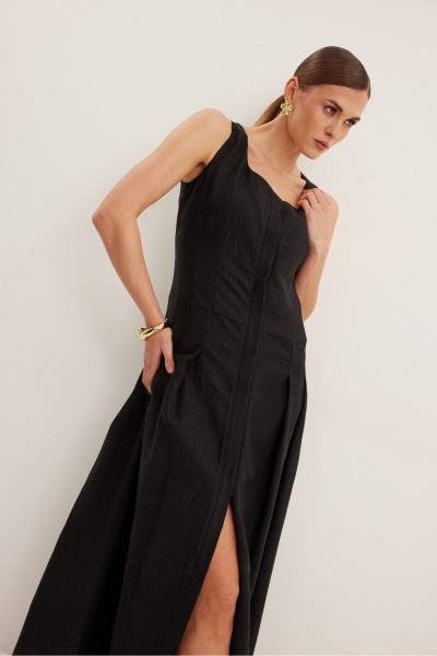 Платье DAVA 1227 черный - фото 7