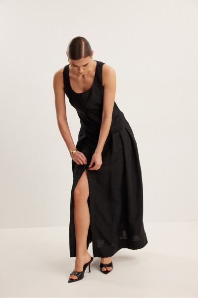 Платье DAVA 1227 черный - фото 5