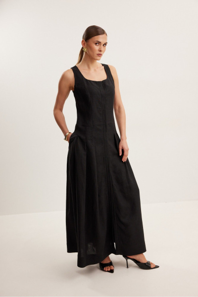 Платье DAVA 1227 черный - фото 4