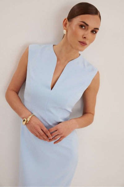 Платье DAVA 1228 голубой - фото 7