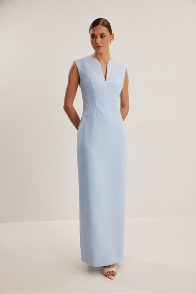 Платье DAVA 1228 голубой - фото 3