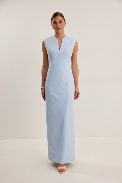 Платье DAVA 1228 голубой - фото 2