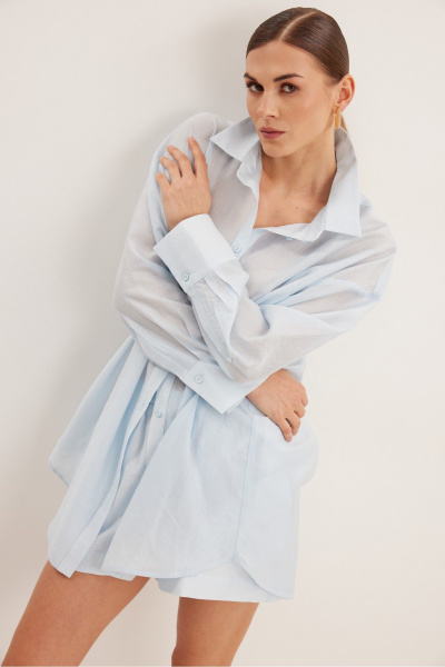 Блуза, шорты DAVA 2239 голубой - фото 5