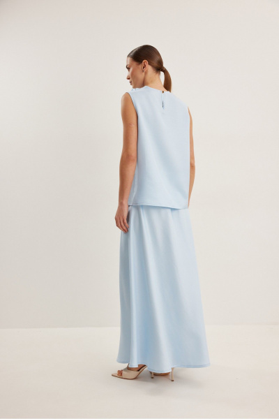 Блуза, юбка DAVA 2240 голубой - фото 7